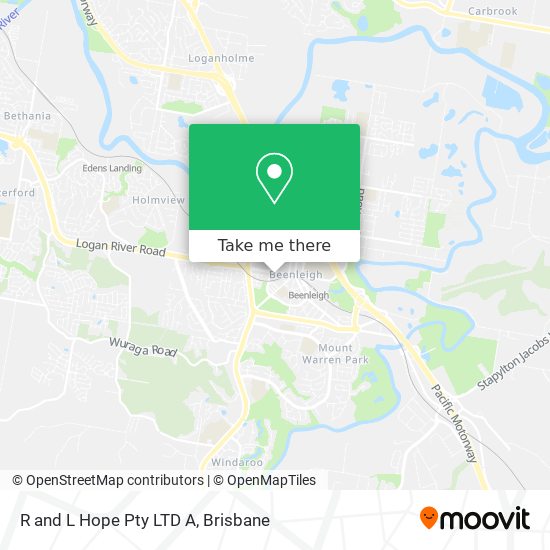 R and L Hope Pty LTD A map