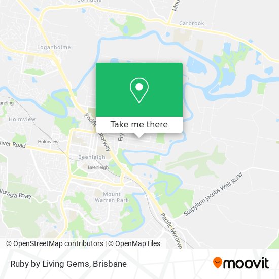 Ruby by Living Gems map