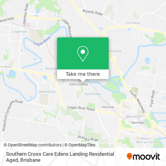 Southern Cross Care Edens Landing Residential Aged map