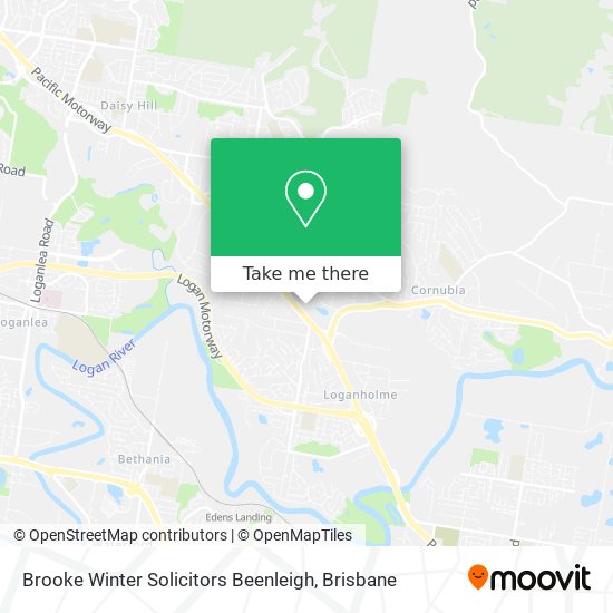 Mapa Brooke Winter Solicitors Beenleigh