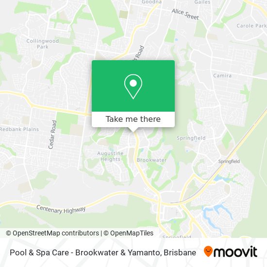Pool & Spa Care - Brookwater & Yamanto map