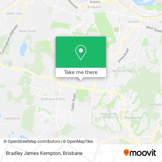 Bradley James Kempton map