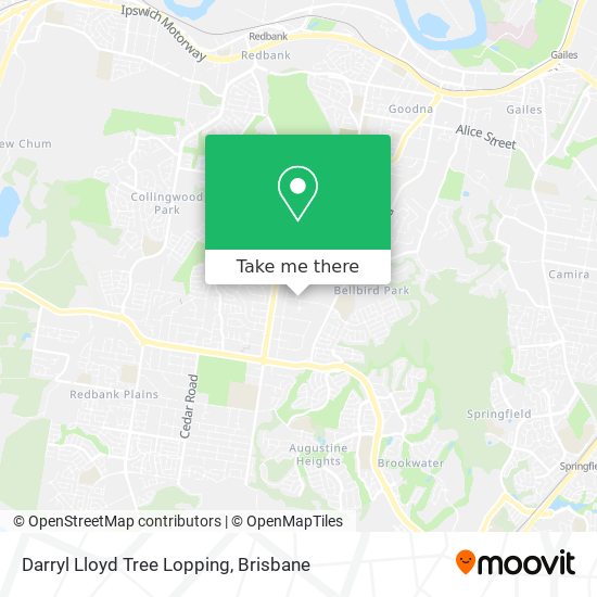 Darryl Lloyd Tree Lopping map