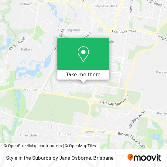Style in the Suburbs by Jane Osborne map
