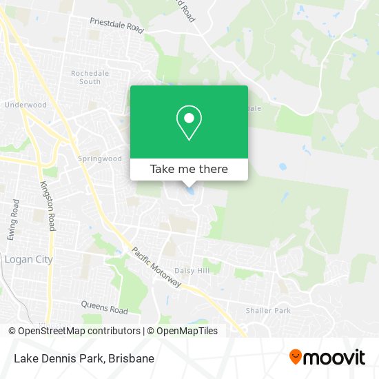 Lake Dennis Park map