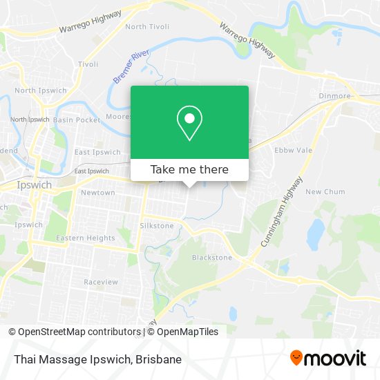 Thai Massage Ipswich map