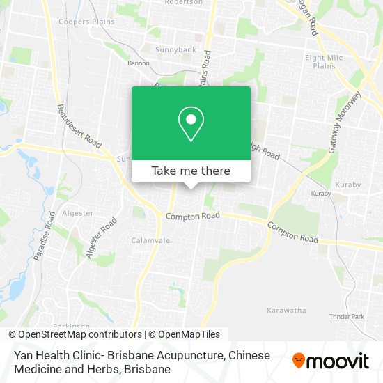 Yan Health Clinic- Brisbane Acupuncture, Chinese Medicine and Herbs map
