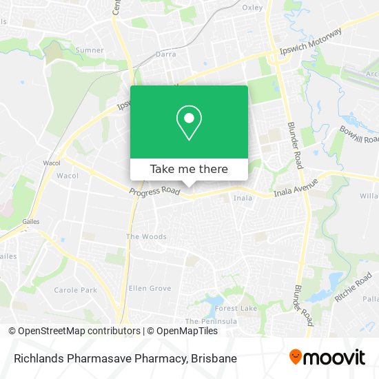 Richlands Pharmasave Pharmacy map