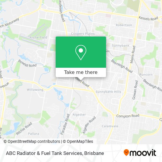 ABC Radiator & Fuel Tank Services map