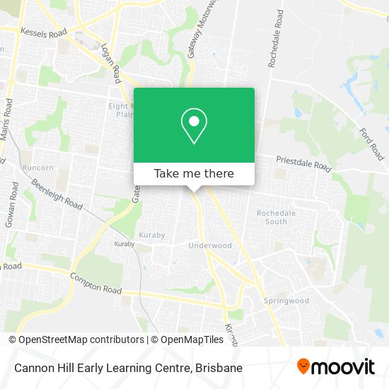 Cannon Hill Early Learning Centre map