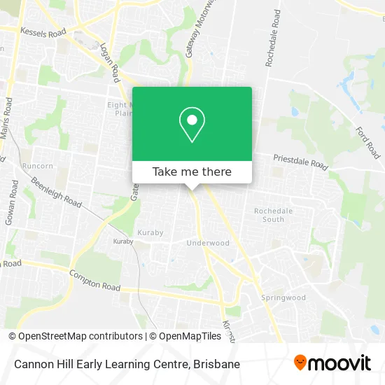 Cannon Hill Early Learning Centre map