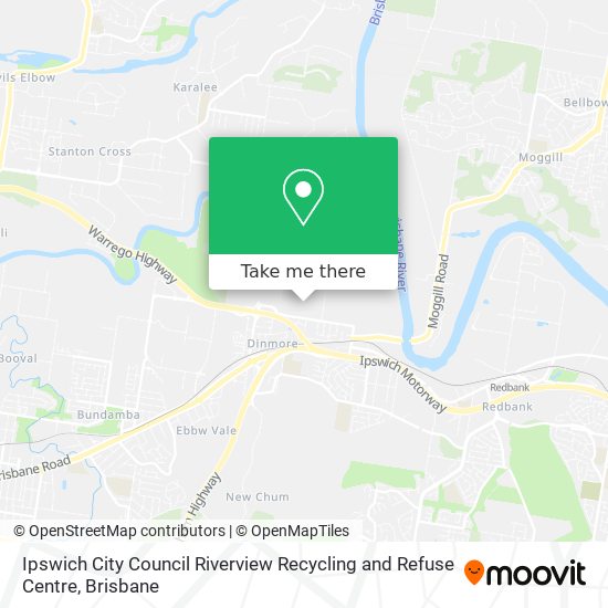 Ipswich City Council Riverview Recycling and Refuse Centre map