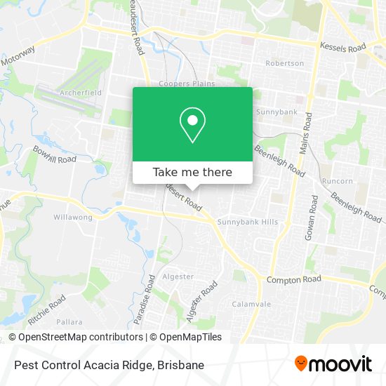 Mapa Pest Control Acacia Ridge