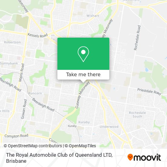 The Royal Automobile Club of Queensland LTD map