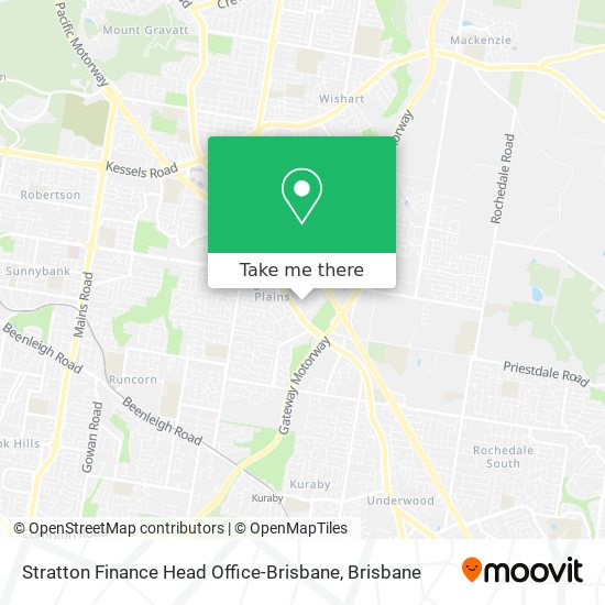 Stratton Finance Head Office-Brisbane map