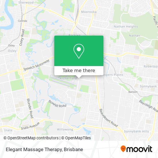 Elegant Massage Therapy map