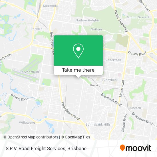 S.R.V. Road Freight Services map