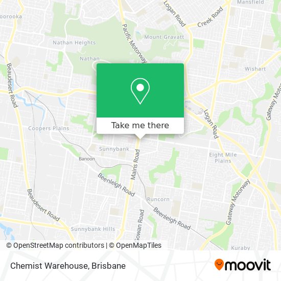 Mapa Chemist Warehouse