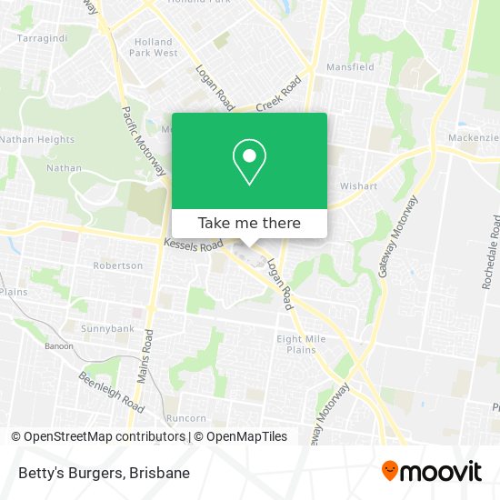 Betty's Burgers map