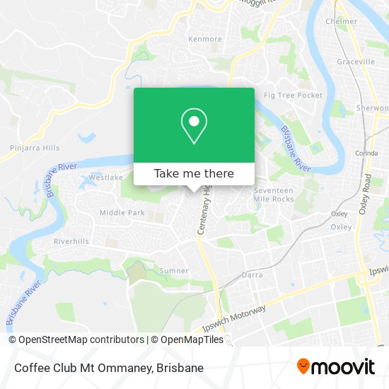 Mapa Coffee Club Mt Ommaney