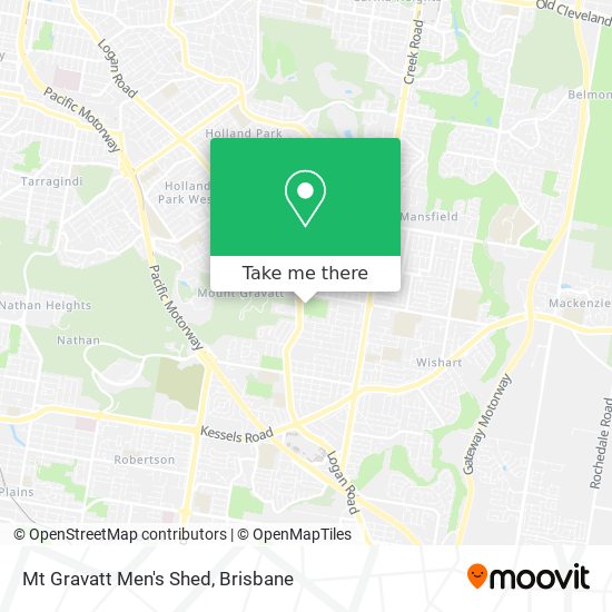 Mt Gravatt Men's Shed map