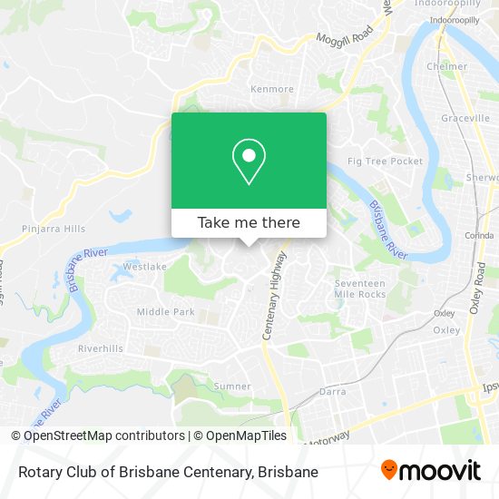 Rotary Club of Brisbane Centenary map