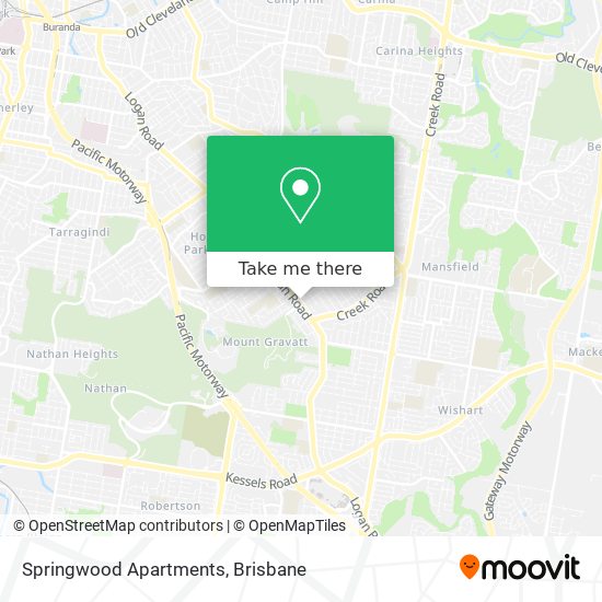 Springwood Apartments map