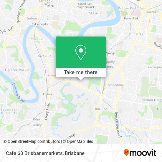 Cafe 63 Brisbanemarkets map