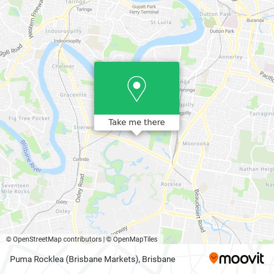 Mapa Puma Rocklea (Brisbane Markets)