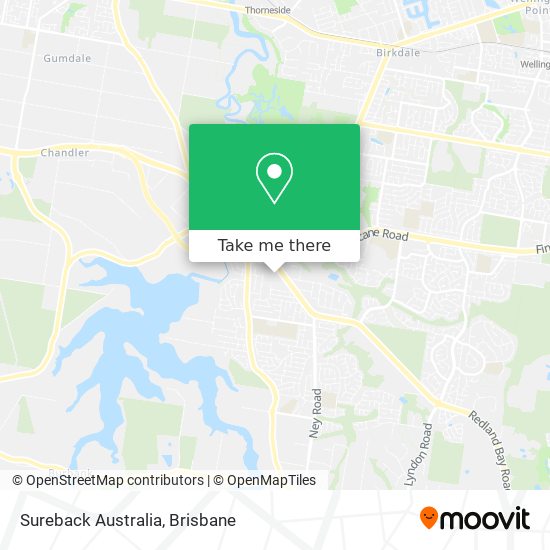 Sureback Australia map
