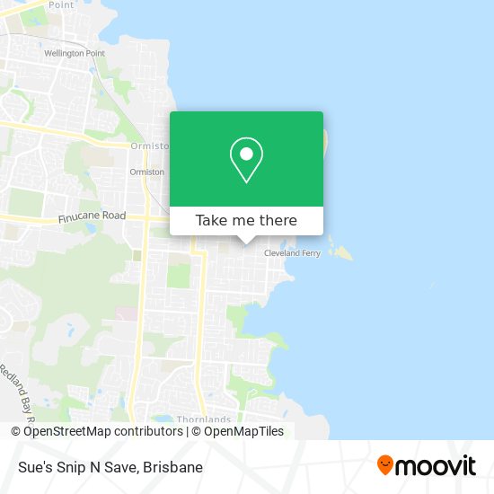 Sue's Snip N Save map