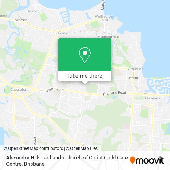 Mapa Alexandra Hills-Redlands Church of Christ Child Care Centre