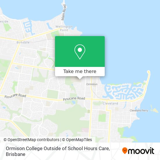 Mapa Ormison College Outside of School Hours Care