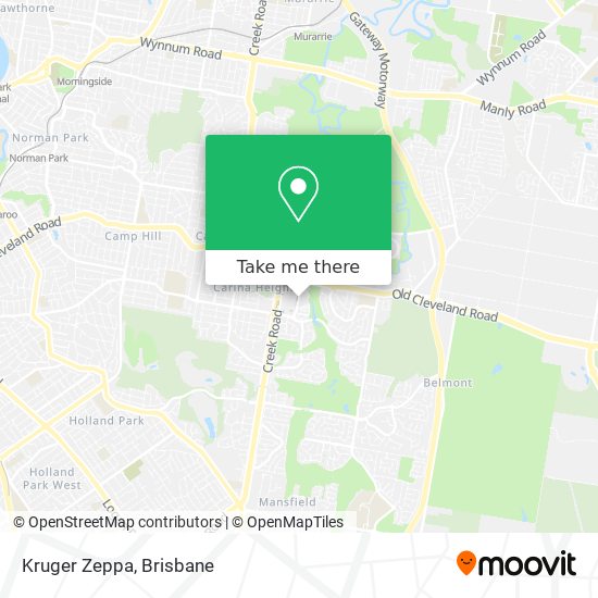 Kruger Zeppa map
