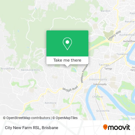 City New Farm RSL map