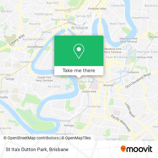 Mapa St Ita's Dutton Park