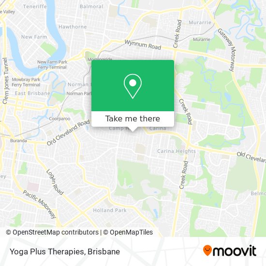 Yoga Plus Therapies map