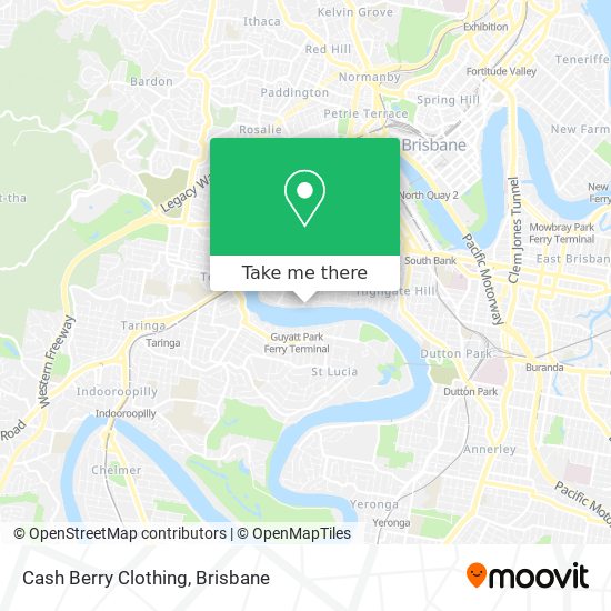 Cash Berry Clothing map