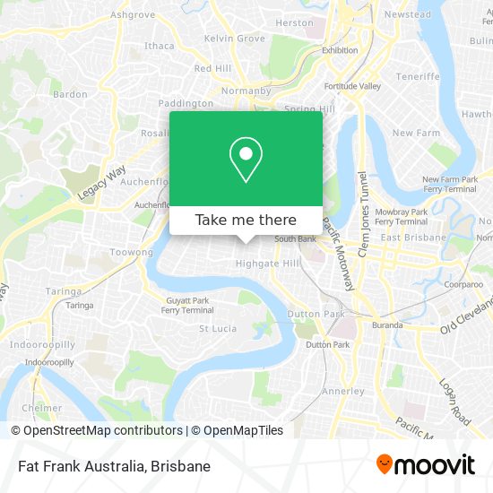 Fat Frank Australia map