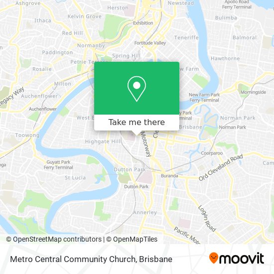 Mapa Metro Central Community Church