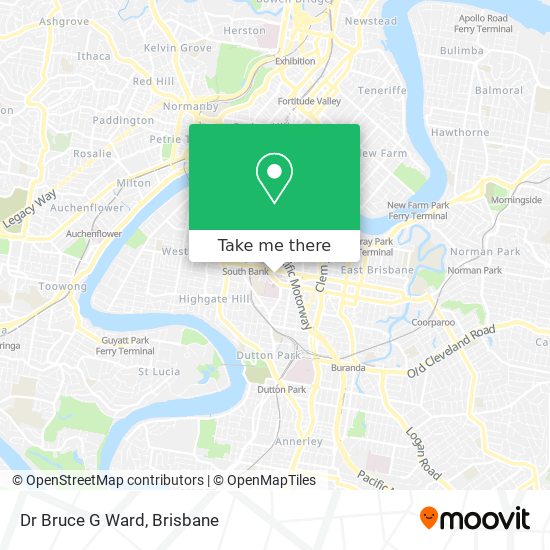 Dr Bruce G Ward map