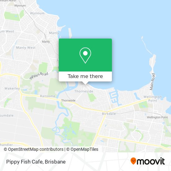 Mapa Pippy Fish Cafe