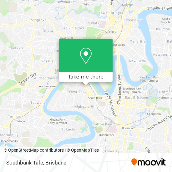 Southbank Tafe map