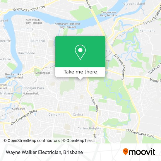 Wayne Walker Electrician map