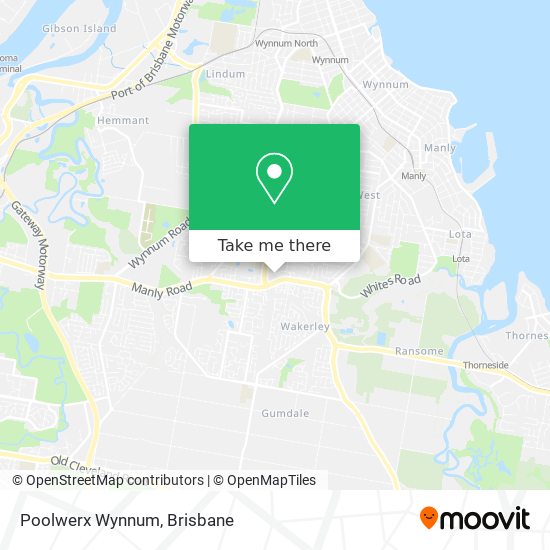 Mapa Poolwerx Wynnum