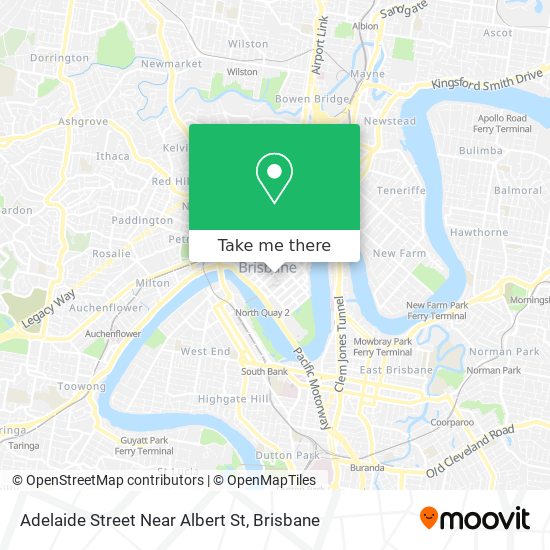 Adelaide Street Near Albert St map
