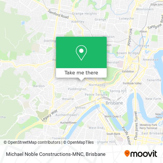 Michael Noble Constructions-MNC map