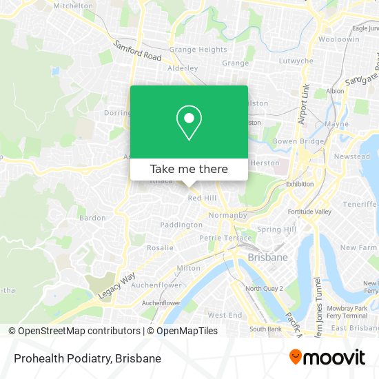 Prohealth Podiatry map