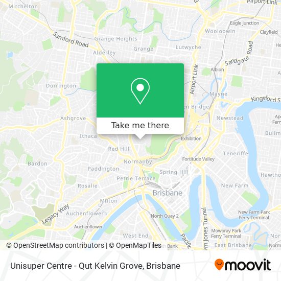 Unisuper Centre - Qut Kelvin Grove map