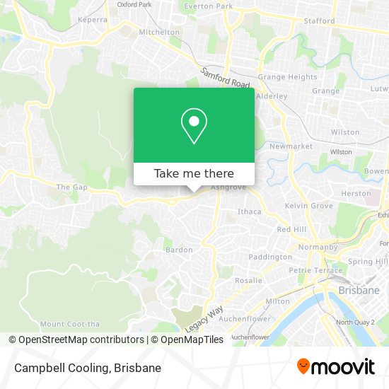 Campbell Cooling map